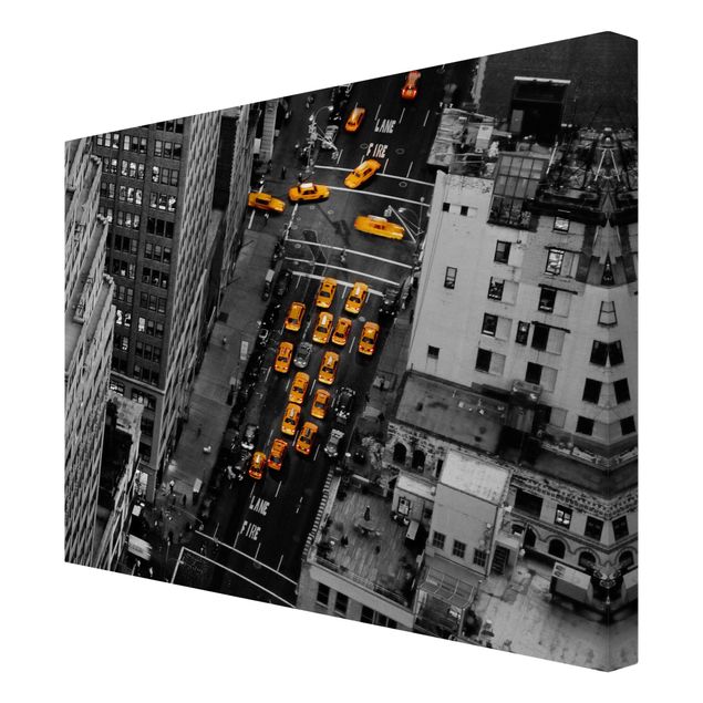 Obrazy na płótnie Nowy Jork Światła taksówki Manhattan