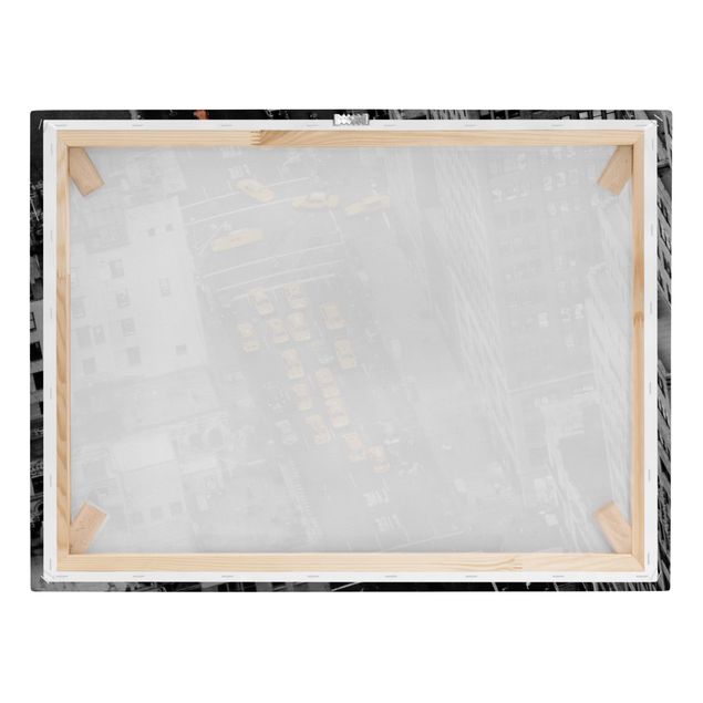 Czarno białe obrazki Światła taksówki Manhattan