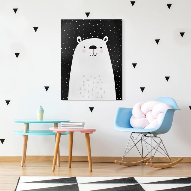Obrazy nowoczesny Park zwierząt z wzorami - Niedźwiedź polarny