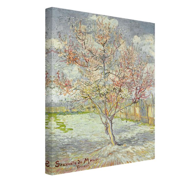 Obrazy impresjonizm Vincent van Gogh - Kwitnące drzewa brzoskwiniowe