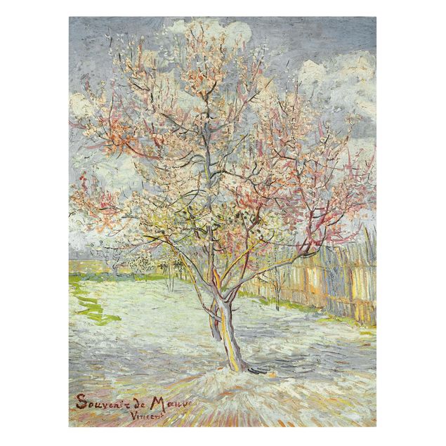 Obrazy drzewa Vincent van Gogh - Kwitnące drzewa brzoskwiniowe
