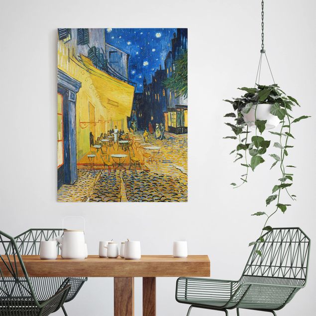 Nowoczesne obrazy do salonu Vincent van Gogh - Taras kawiarni w Arles