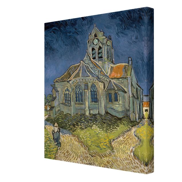 Obraz z niebieskim Vincent van Gogh - Kościół w Auvers-sur-Oise