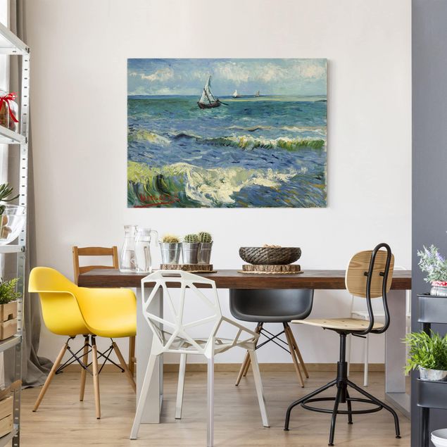 Obrazy do salonu nowoczesne Vincent van Gogh - Pejzaż morski