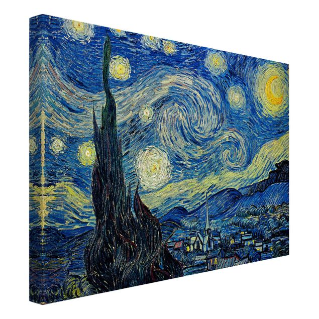 Obrazy impresjonistyczne Vincent van Gogh - Gwiaździsta noc