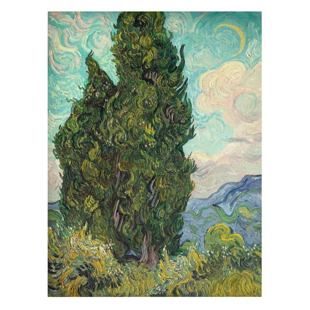 Obrazy drzewa Vincent van Gogh - Cyprysy