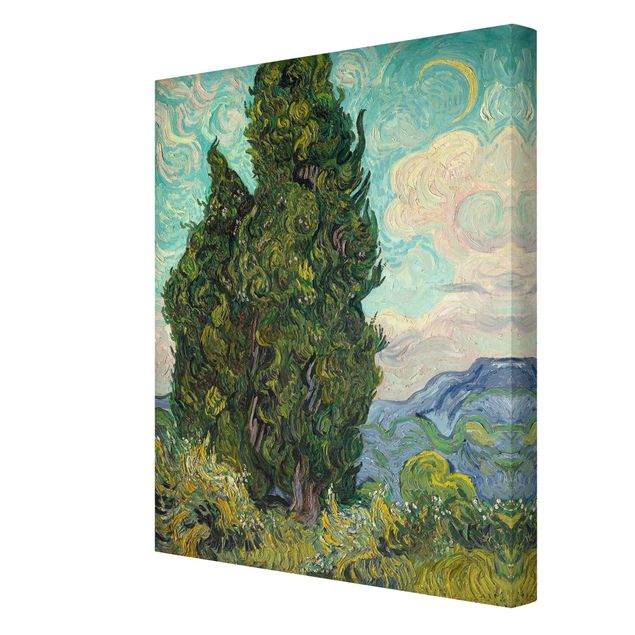Obrazy krajobraz Vincent van Gogh - Cyprysy