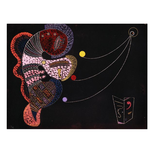 Obrazy nowoczesny Wassily Kandinsky - Duży i malutki