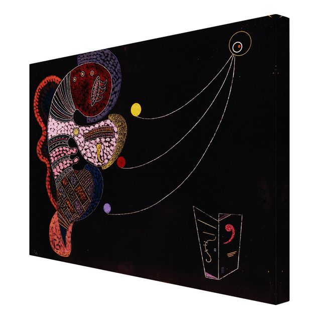 Obraz abstrakcja na płótnie Wassily Kandinsky - Duży i malutki