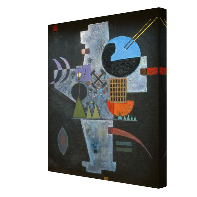 Obraz abstrakcja na płótnie Wassily Kandinsky - Kształt krzyża