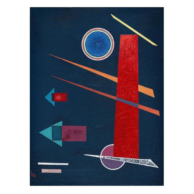 Obrazy nowoczesny Wassily Kandinsky - Mighty Red