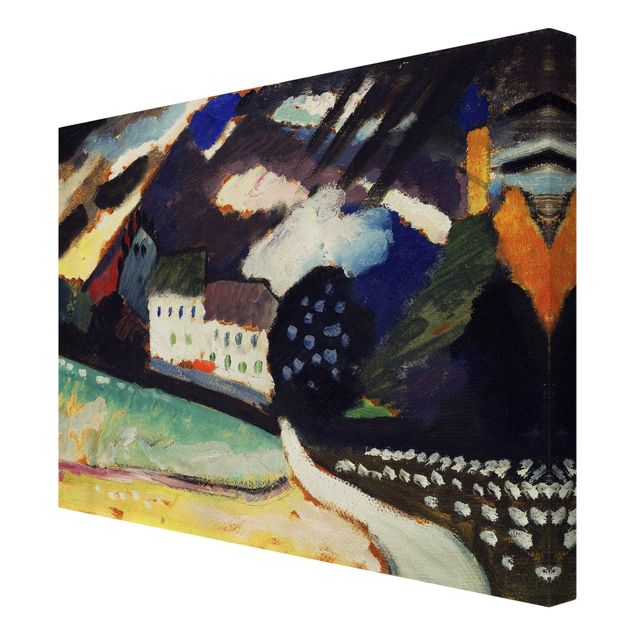 Obrazy na płótnie abstrakcja Wassily Kandinsky - Zamek i kościół