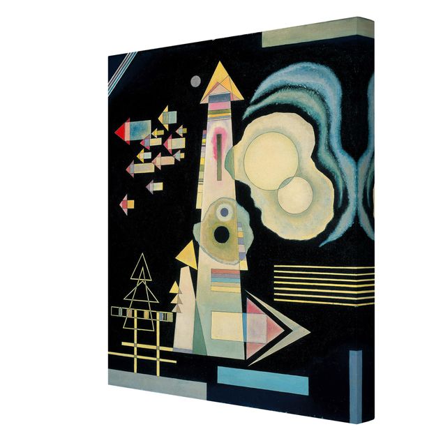 Obraz abstrakcja na płótnie Wassily Kandinsky - Strzałki