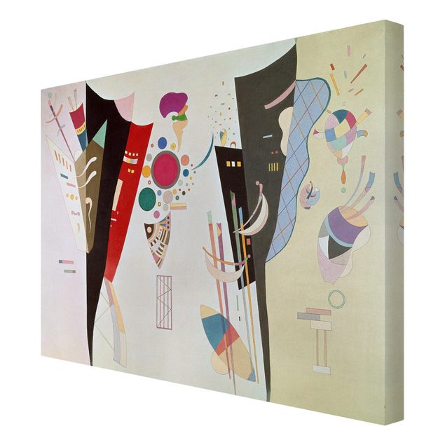 Obrazy na płótnie abstrakcja Wassily Kandinsky - Wzajemna harmonia