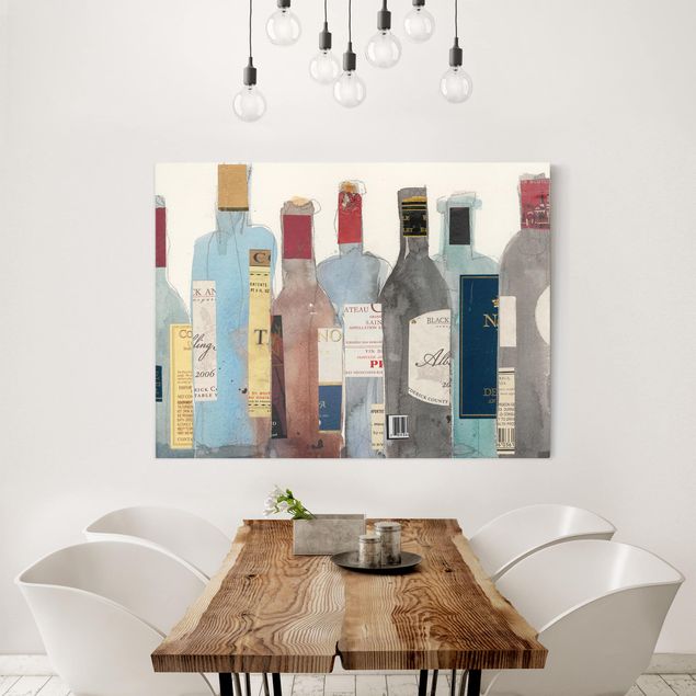 Obraz z niebieskim Wine & Spirits II