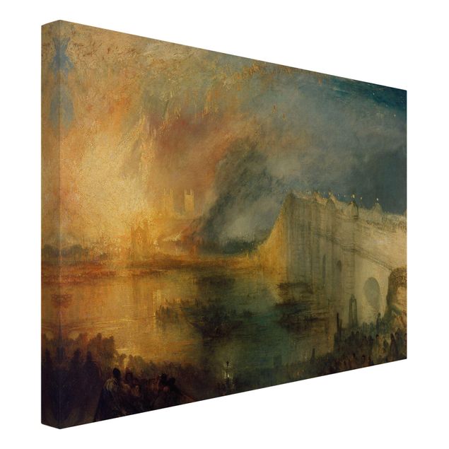 Obrazy romantyzm William Turner - Pożar Parlamentu