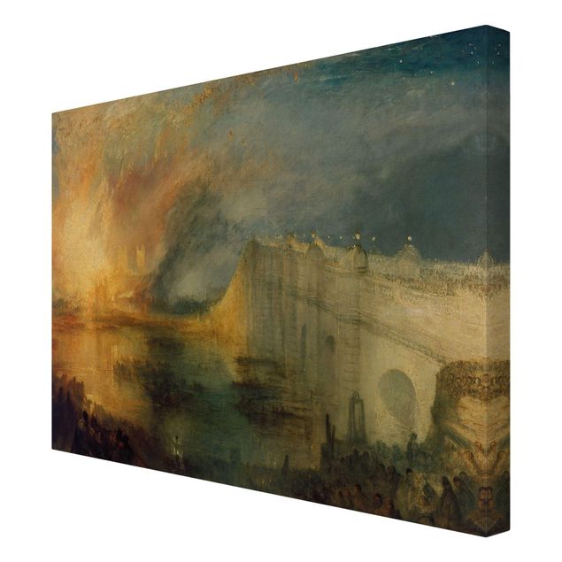 Obrazy na płótnie abstrakcja William Turner - Pożar Parlamentu