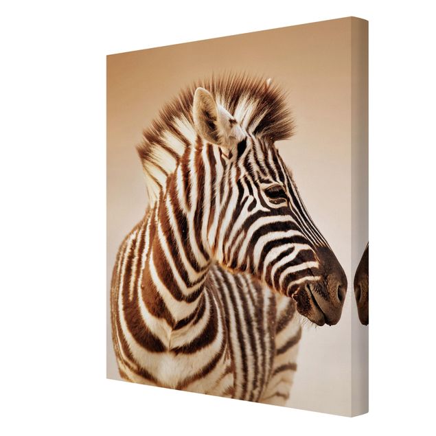 Zebra obraz Portret dziecka w typie zebry