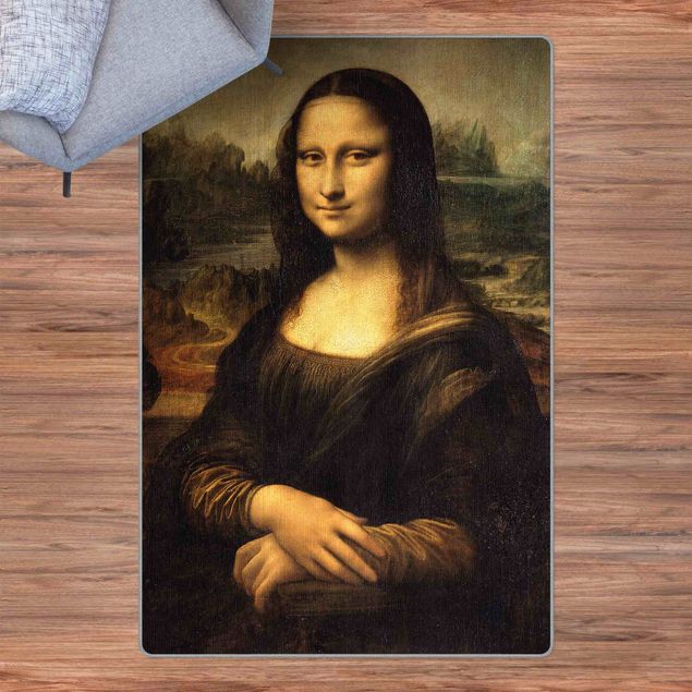 dywany zielone nowoczesne Leonardo da Vinci - Mona Lisa
