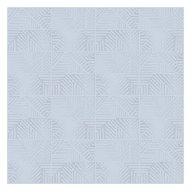 Tapeta - Stempel z wzorem linii w kolorze niebieskim