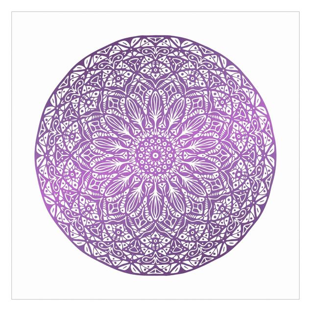 Fototapety Mandala Ornament w kolorze fioletowym