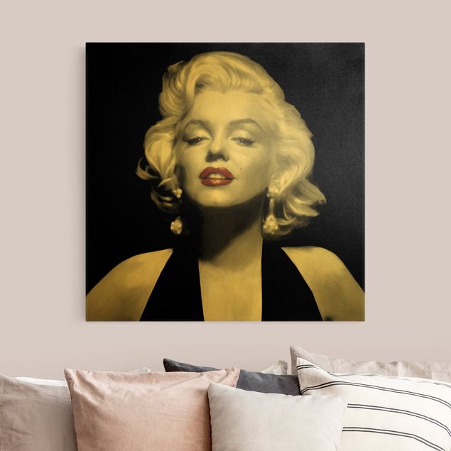 Obrazy do salonu Marilyn z czerwonymi ustami