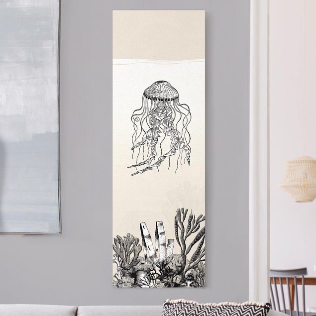 Obrazy nowoczesne Meduza iluzji morskiej