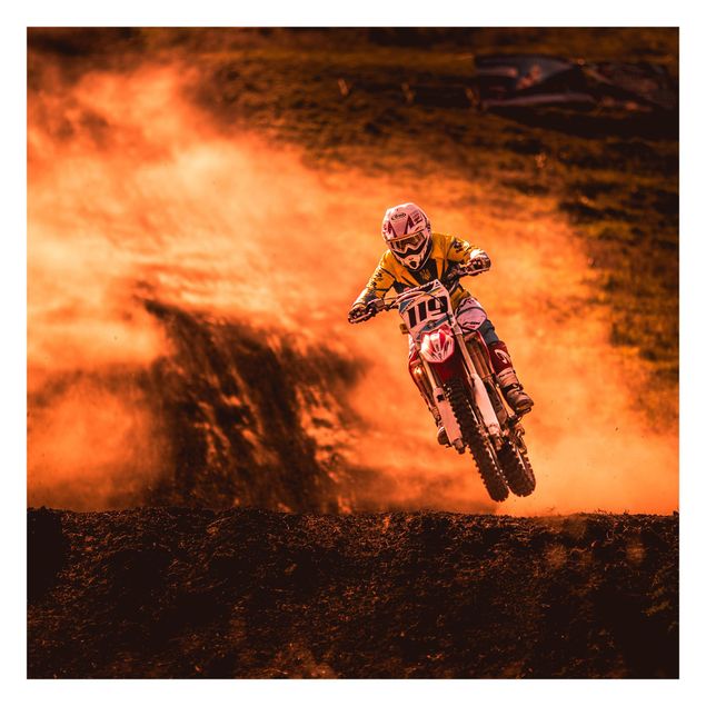 Fototapeta - Motocross w kurzu