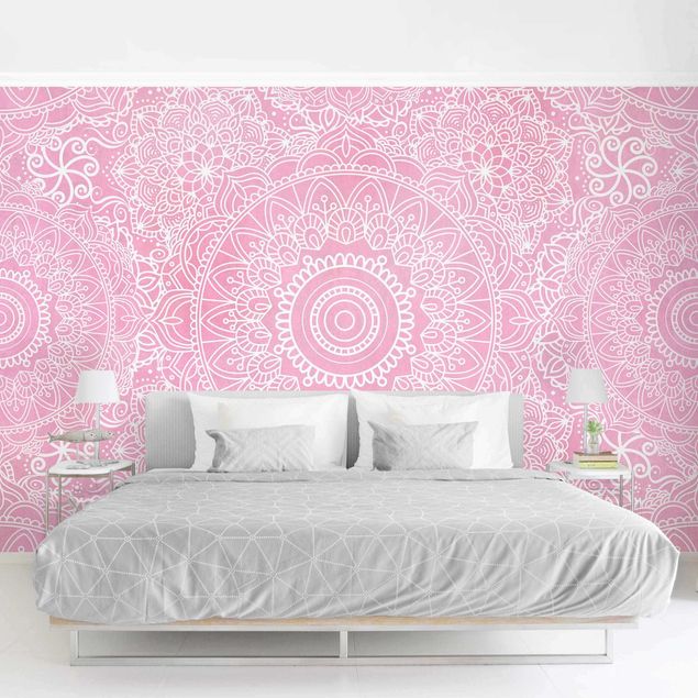 Dekoracja do kuchni Wzór Mandala Pink