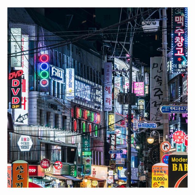 Fototapeta - Nocne życie Seulu