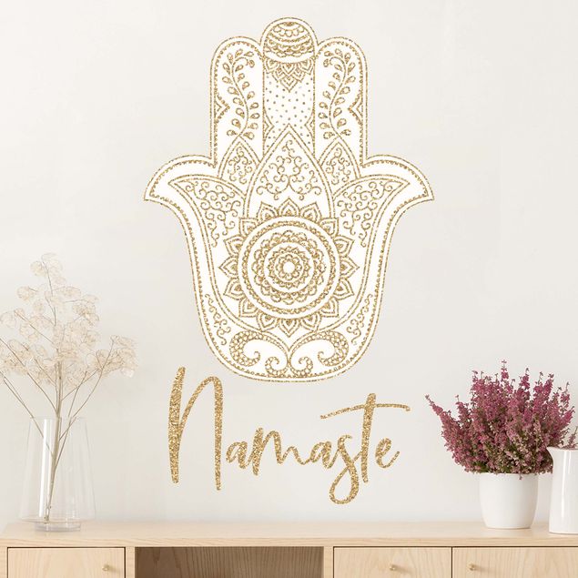 Dekoracja do kuchni Namaste - Złota rączka Hamsa
