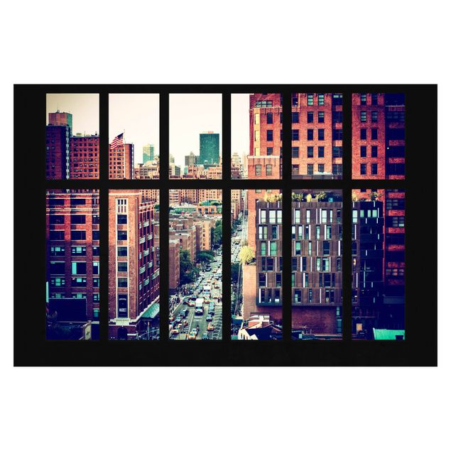 Fototapeta - Widok z okna w Nowym Jorku III