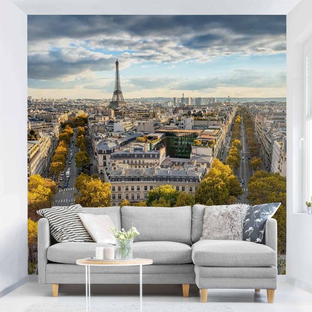Fototapety niebo Miły dzień w Paryżu