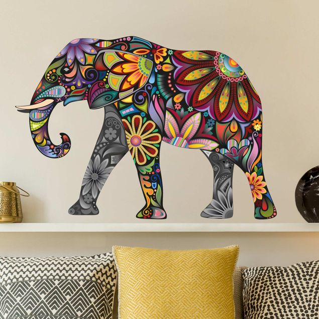 Naklejki na ścianę afryka Nr 651 Wzór słonia