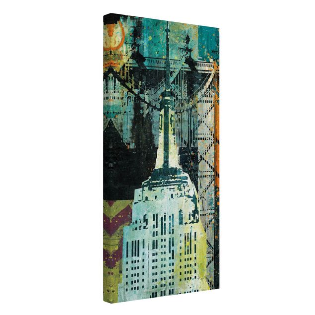 Obrazy nowoczesny NY Graffiti Empire State Building