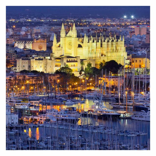 Fototapeta - Palma de Mallorca - panorama miasta i port