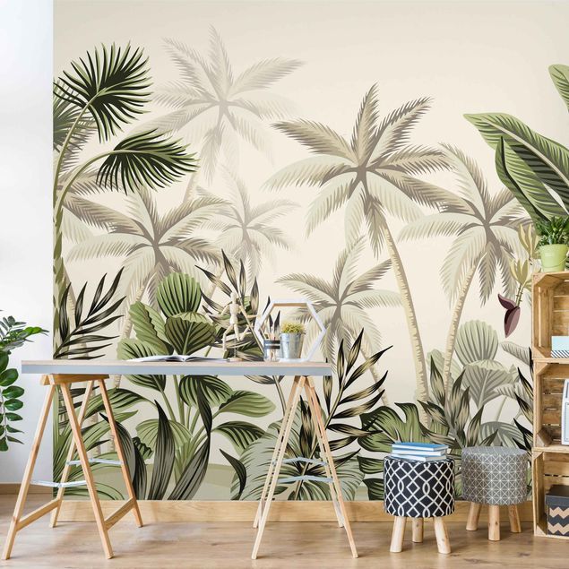 Dekoracja do kuchni Palm Trees In The Jungle