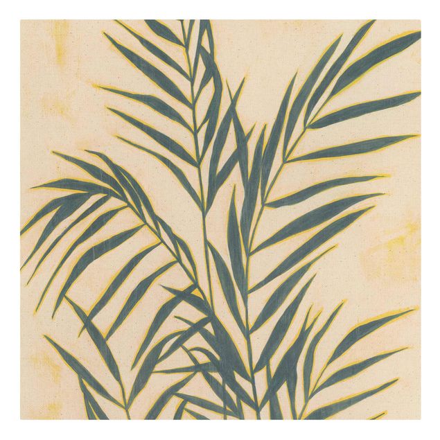Obrazy motywy kwiatowe Liście palmowe w świetle słonecznym