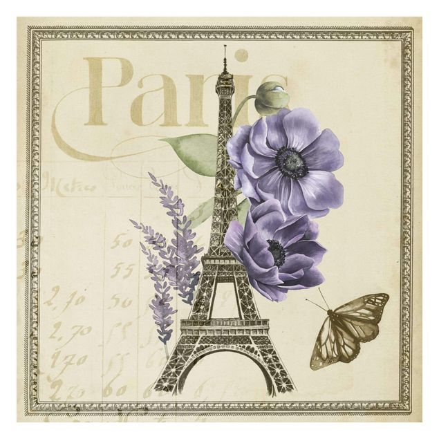 Fototapeta - Kolaż Paryż Wieża Eiffla
