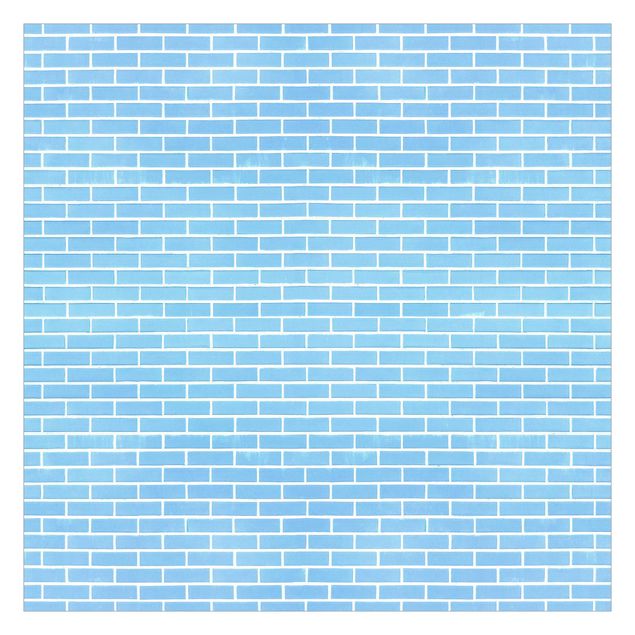 Fototapety Pastel Blue Brick Wall