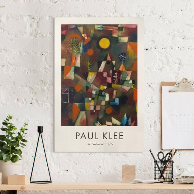 Obrazy do salonu nowoczesne Paul Klee - The Full Moon - Museum Edition