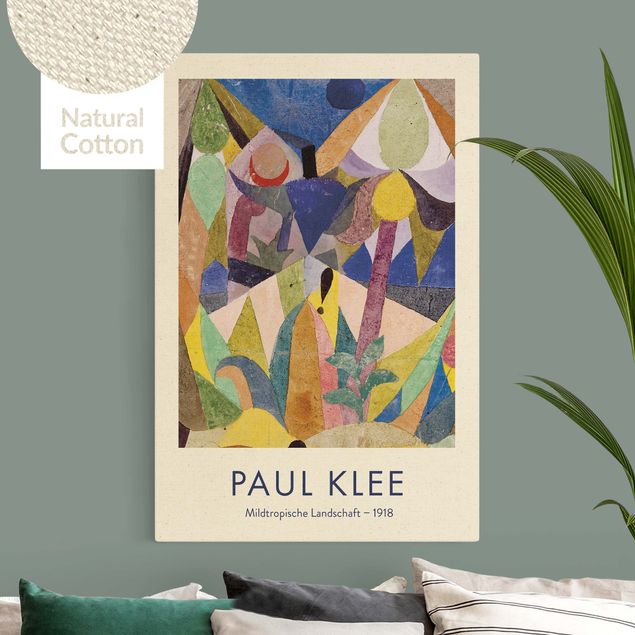 Obrazy do salonu nowoczesne Paul Klee - Pejzaż podzwrotnikowy - wydanie muzealne