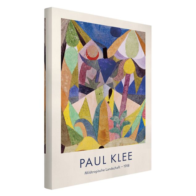 Obrazy artystów Paul Klee - Mild Tropical Landscape - Museum Edition