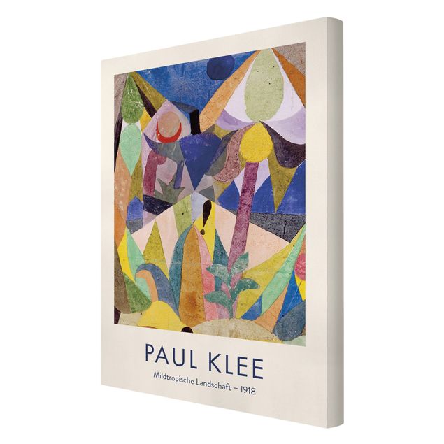 Obrazy na ścianę Paul Klee - Mild Tropical Landscape - Museum Edition