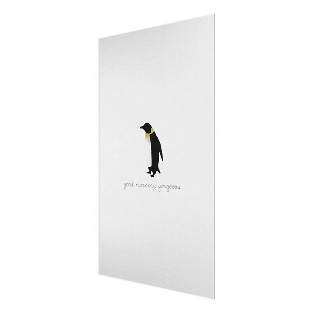 Obrazy artystów Cytat pingwina Good Morning Gorgeous