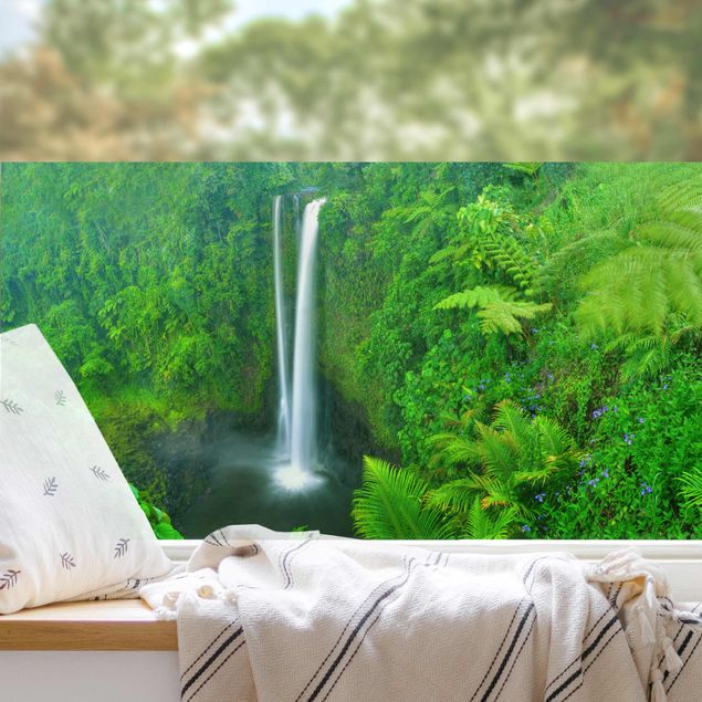 Folia okienna do sypialni Paradyski wodospad
