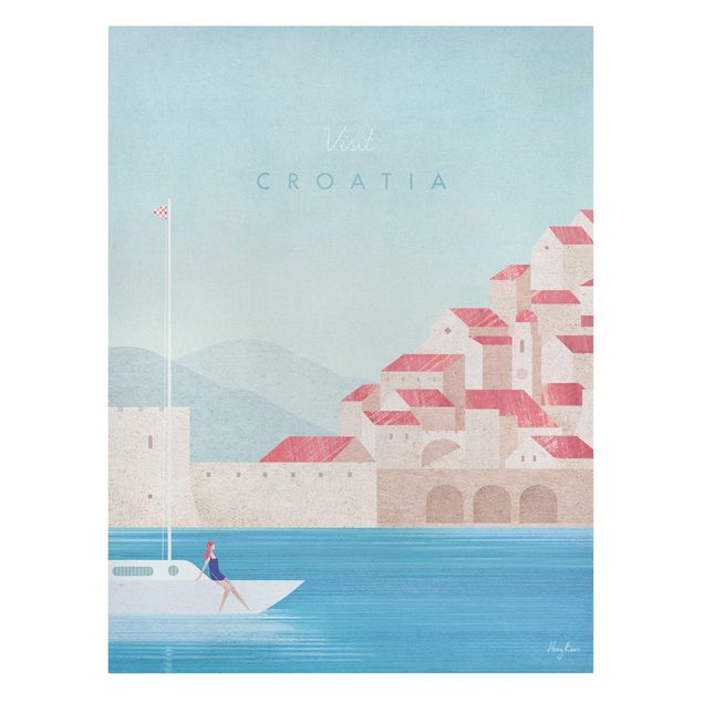 Obrazy artystów Plakat podróżniczy - Chorwacja