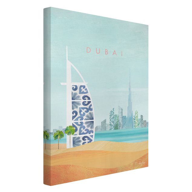 Obrazy do salonu nowoczesne Plakat podróżniczy - Dubaj