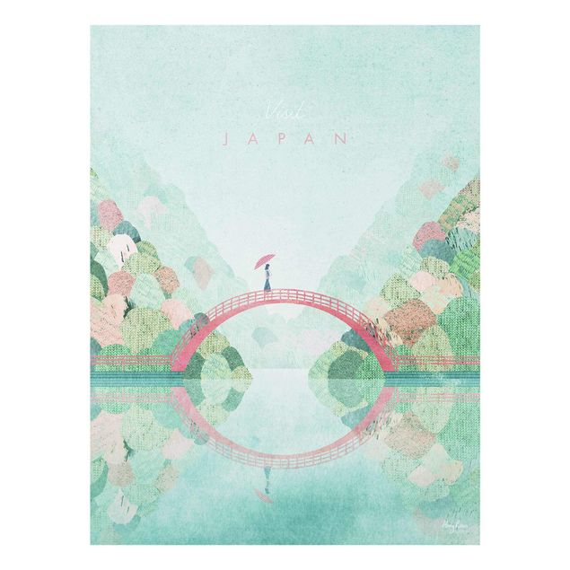 Obrazy do salonu Plakat podróżniczy - Japonia jesień