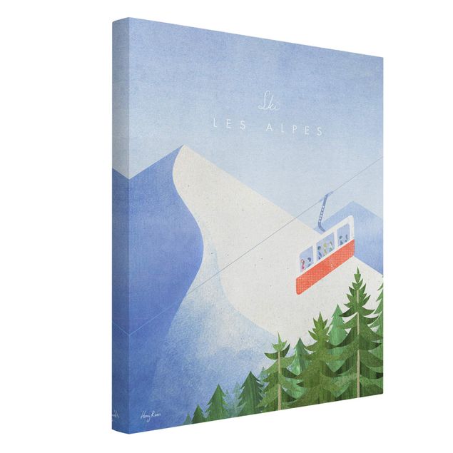 Obrazy góry Plakat podróżniczy - Les Alpes